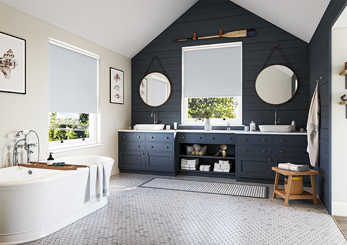 Diamond Tile, Heritage Grey - Roller Blind - Image 7